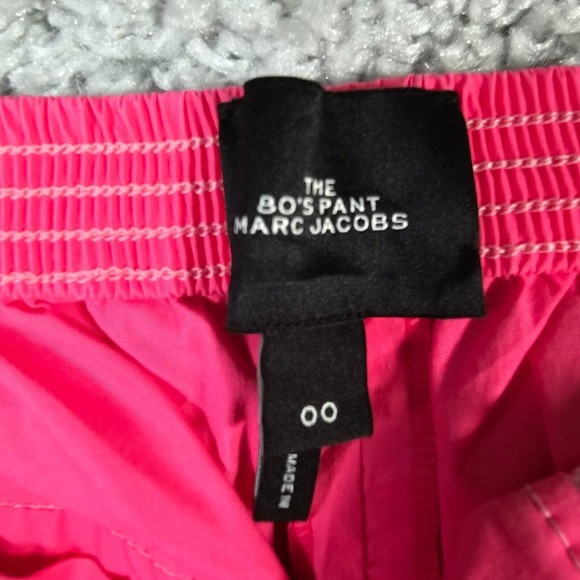 Marc‎ Jacobs Pants Womens 00 Pink 80s Pants Cropped Stretch Retro Neon - Picture 5 of 16